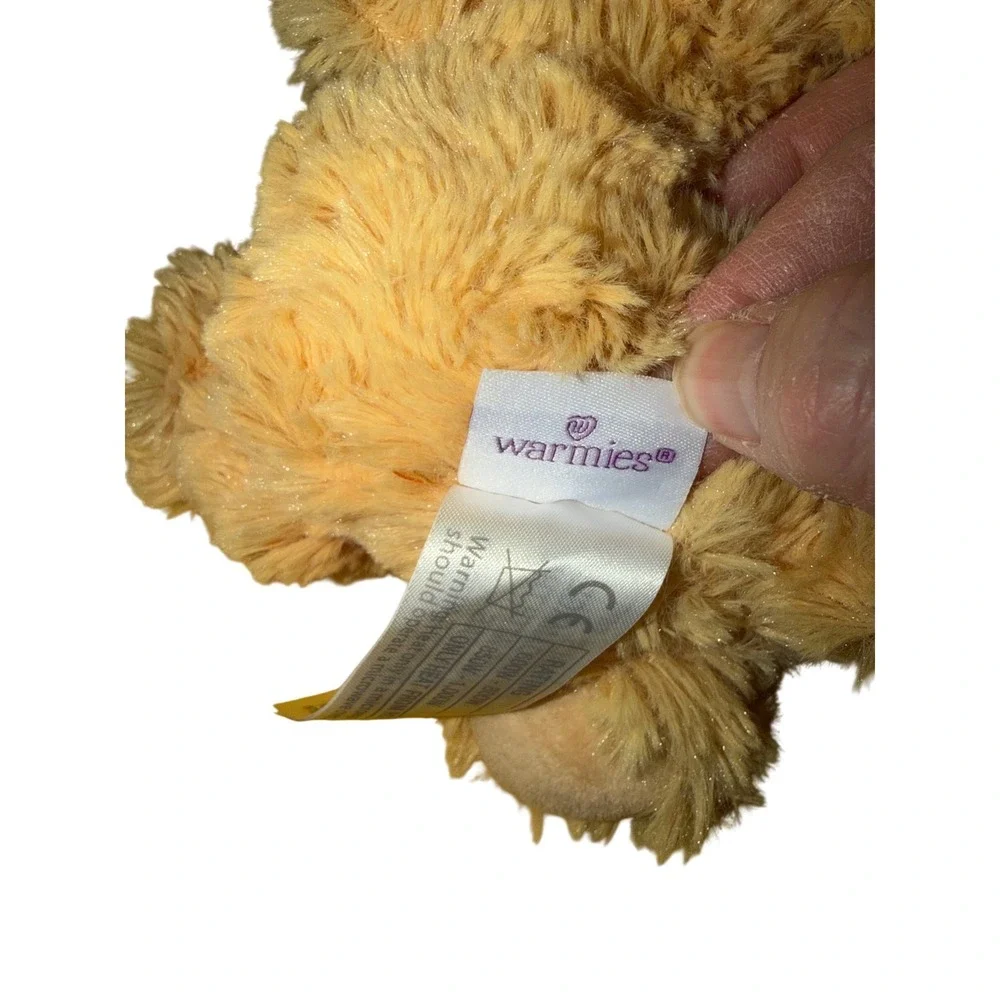 Warmies Golden Lab‎ Puppy Plush Unisex Small Tan Excellent Microwavable Weighted